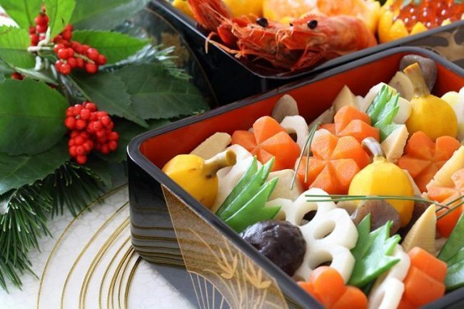 Onishime trong hộp Osechi. Ảnh: cbc-gict