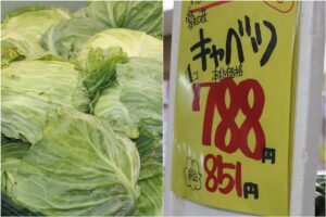 Nhiều rau củ ở siêu thị Nhật tăng giá gấp đôi, gấp ba