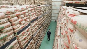 Chính phủ Nhật tiếp tục mở kho gạo dự trữ từ nay đến tháng 7