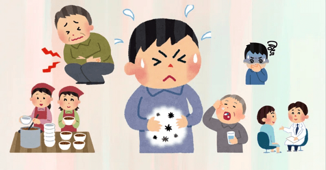 Các ca ngộ độc thực phẩm tăng cao vào mùa mưa ở Nhật Bản. Ảnh: Note