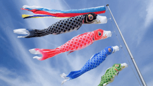 Treo cờ cá chép Koinobori mừng lễ hội bé trai có gì thú vị?