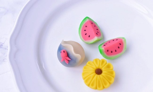 wagashi mùa hè - Nerikiri