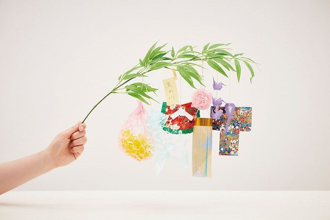 Một số loại Origami trong lễ Thất tịch Tanabata như hạc giấy Orizuru, túi Kinchaku, Kamiko hay Toami... Ảnh: sendaitanabata