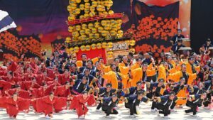 Sôi động lễ hội Nippon Domannaka nhảy múa cùng hàng vạn vũ công