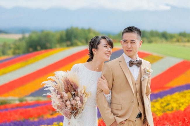 cánh đồng hoa Shikisai no Oka