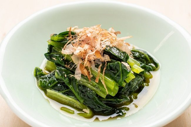 cá ngừ bào Katsuobushi - Horenso Ohitashi