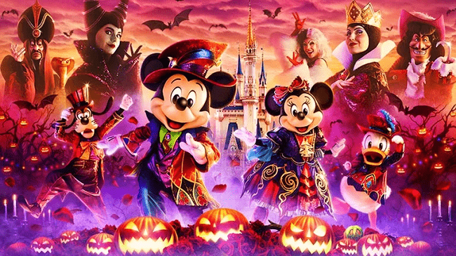 Các nhân vật Disney sẽ xuất hiện trong lễ hội Halloween 2025. Ảnh: Japan Magazine