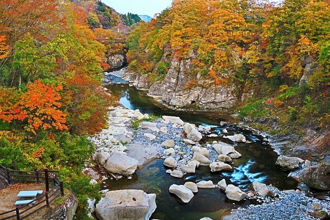 thị trấn suối nước nóng Akiu Onsen
