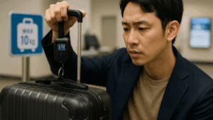 Ghé cửa hàng sửa vali ngay trong sân bay Narita