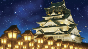 Chiêm ngưỡng Lễ hội ánh sáng Lâu đài Osaka