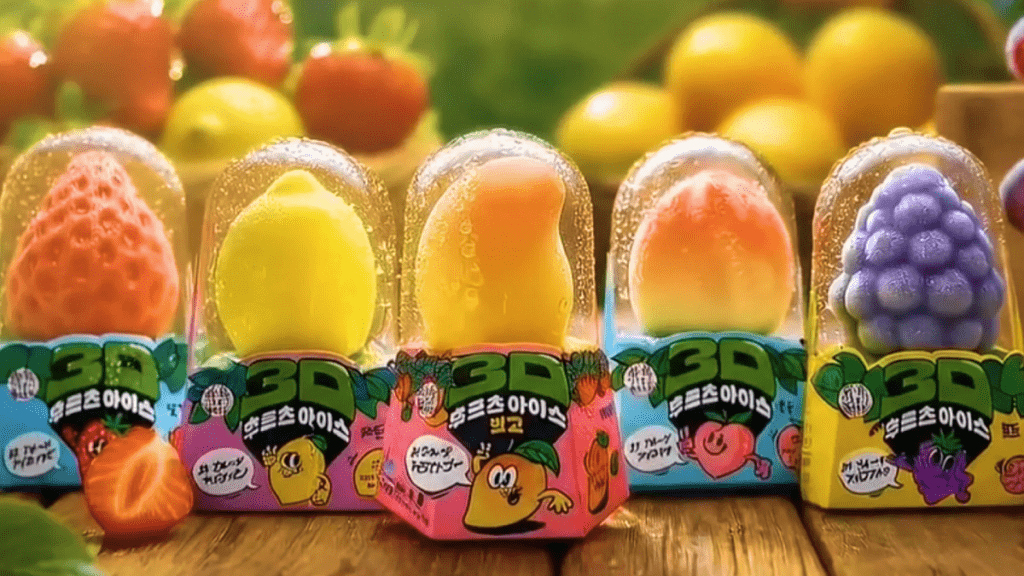 Nếm thử kem trái cây 3D đang được săn lùng ở Nhật