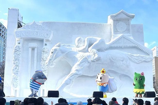 lễ hội mùa đông nhật bản - Lễ hội tuyết Sapporo