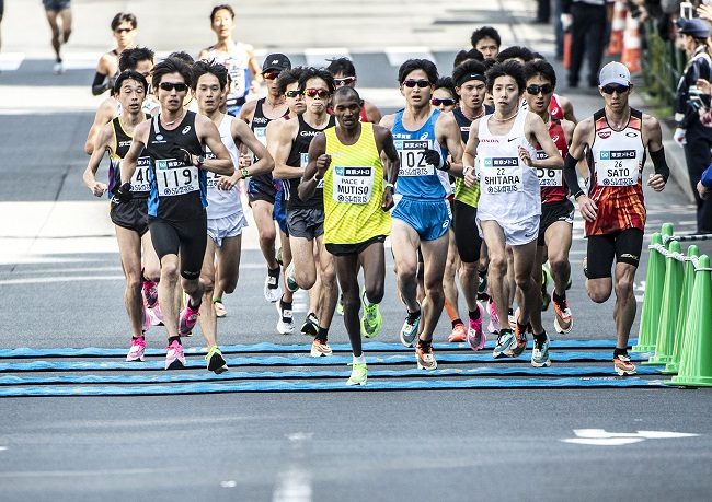 giải chạy marathon tại Nhật