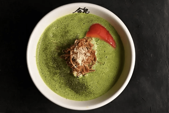 mì ramen matcha