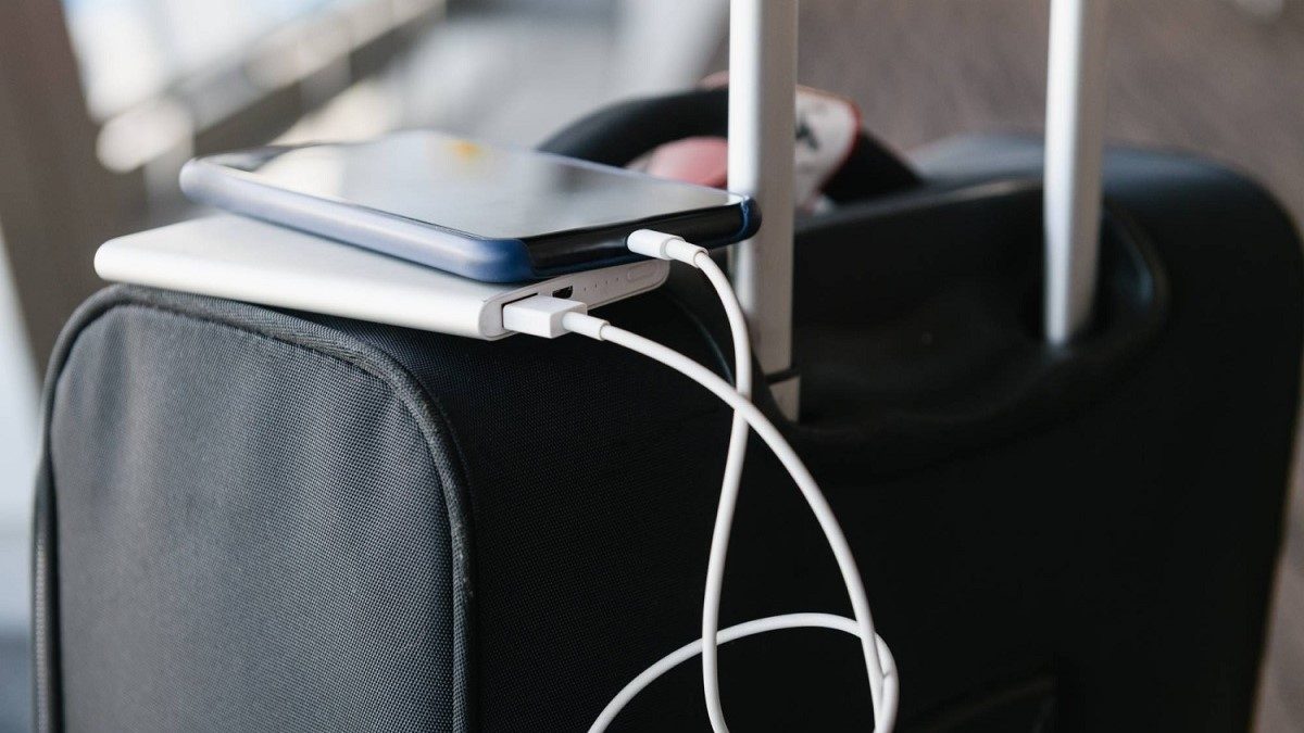 sạc dự phòng trên máy bay