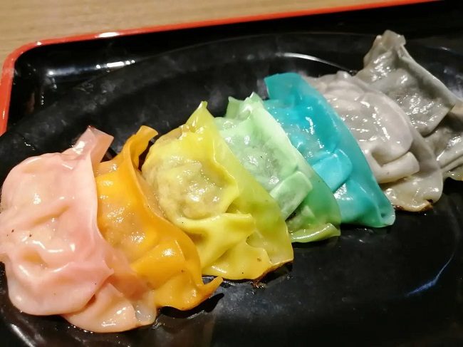 Các món gyoza đặc biệt tại nhà hàng Shichifukugyouzarou. 