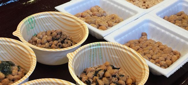 Các món natto tại Sendaiya