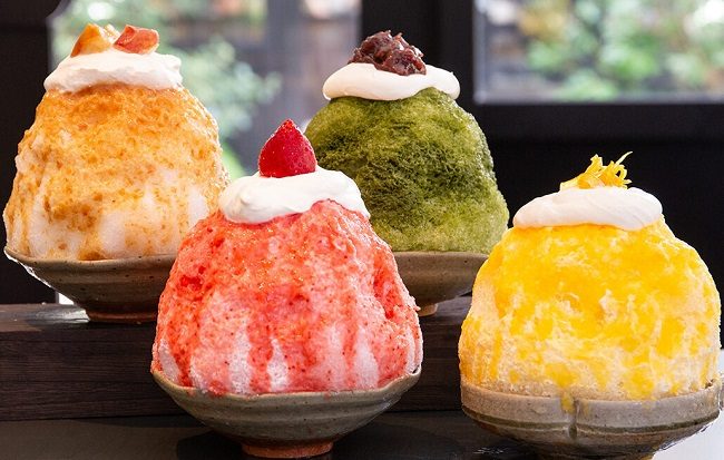 Đá bào Kakigori có rất nhiều hương vị hấp dẫn