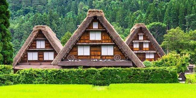 Những ngôi nhà đặc trưng tại Làng cổ Shirakawa-go