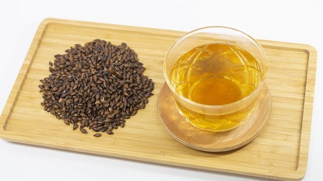 Hạt lúa mạch đã được rang sấy để làm trà