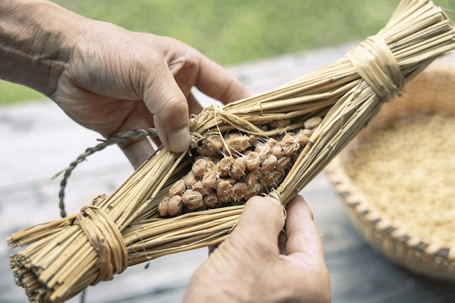 Natto thành phẩm sau quá trình lên men