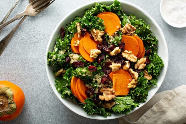 Salad quả hồng